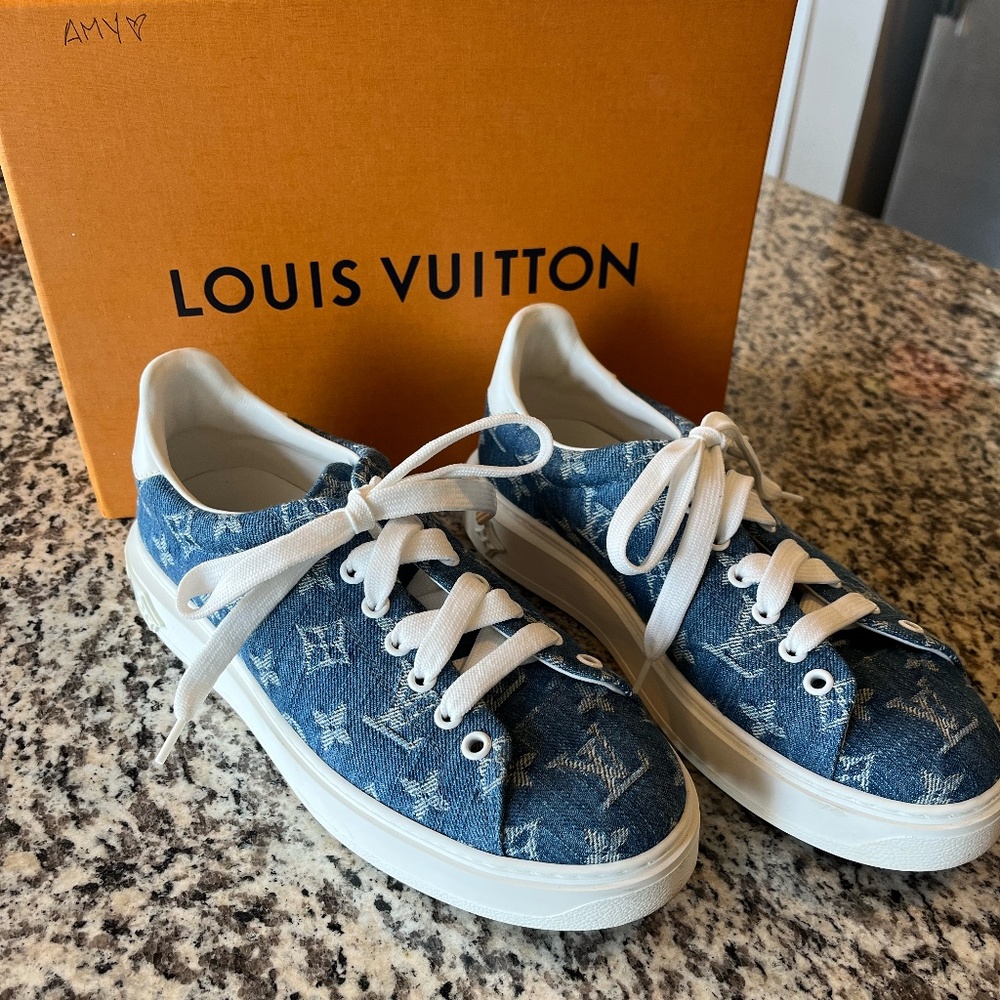 Louis Vuitton Women's Blue Trainers
